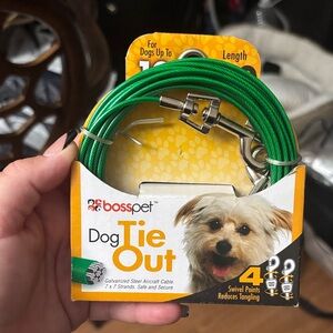 Green Dog Tie Out Cable